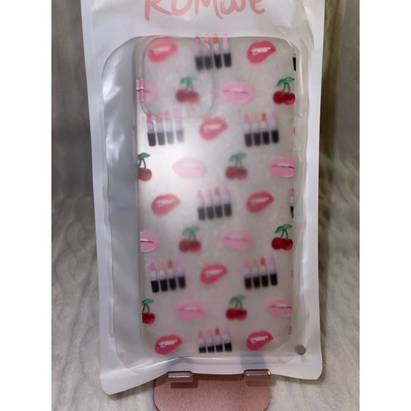 Lips & Cherry Print iPhone 12 Pro Max Case 🍒 - Picture 9 of 17